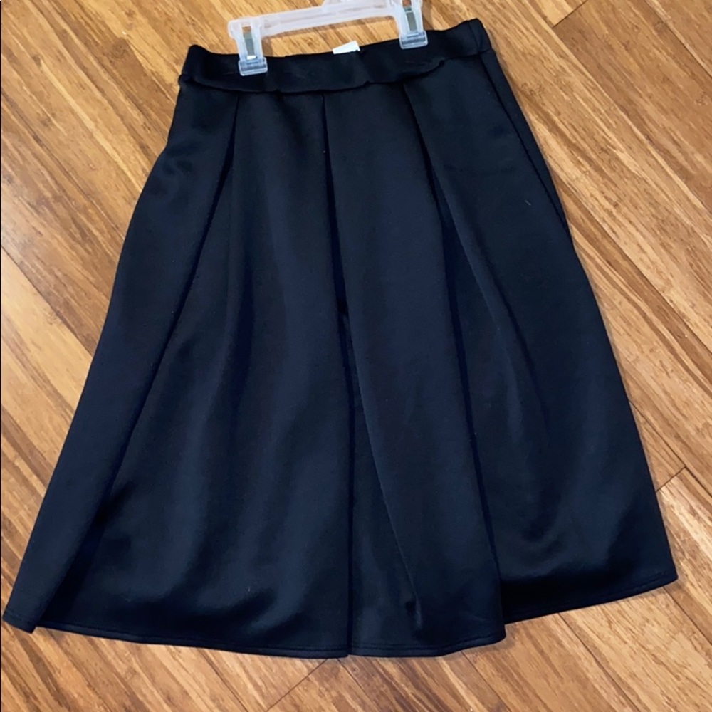 Black knee length skirt